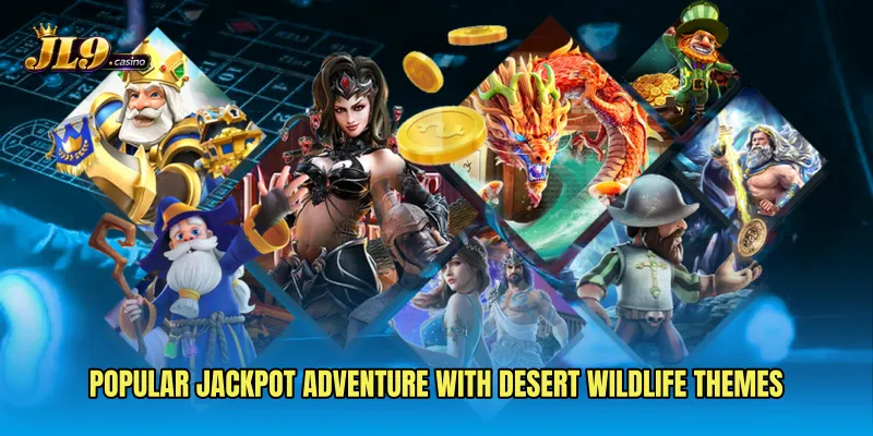Popular jackpot adventure with desert wildlife themes